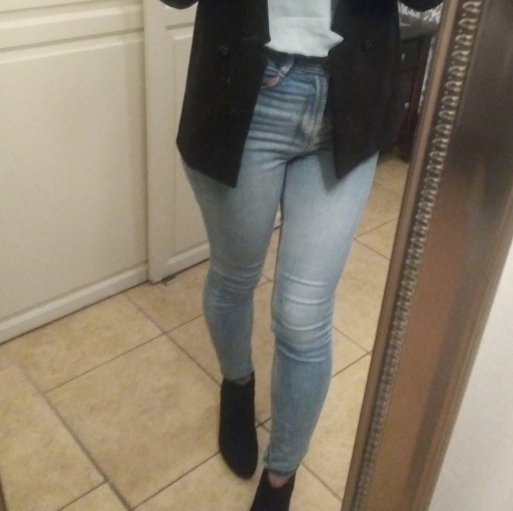 Zara skinny jeans high waist